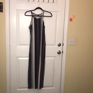 Stripped maxi dress